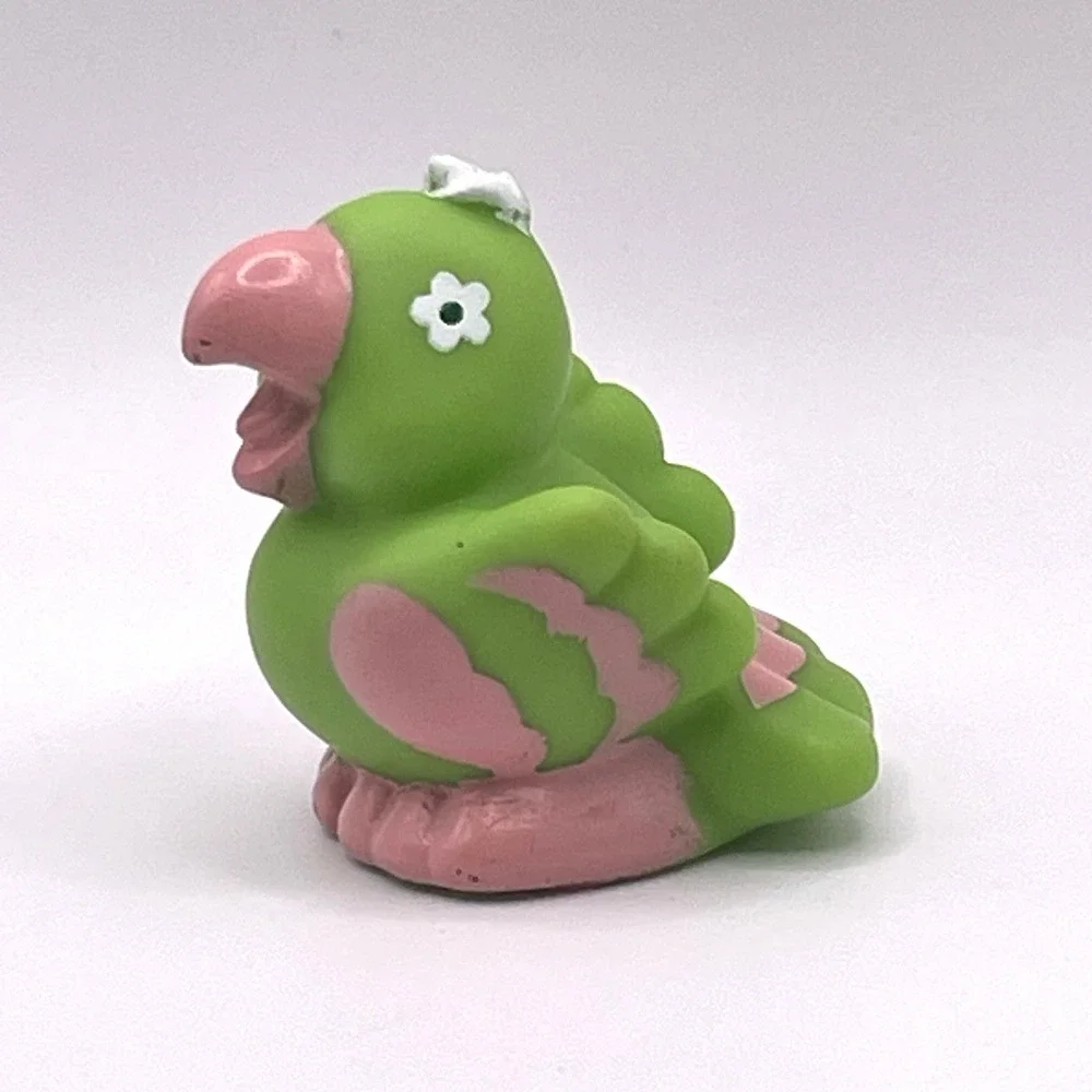 Strawberry Shortcake Lime Chiffon Pet Parrot‎ Parfait Figure Vintage 1982 Kenner